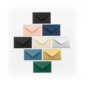 gekleurde enveloppen